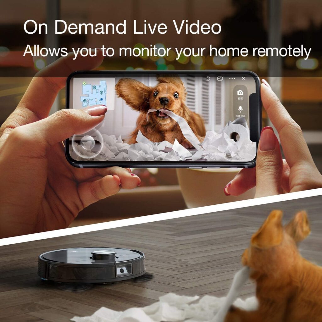 Ecovacs Deebot T8 AIVI live video
