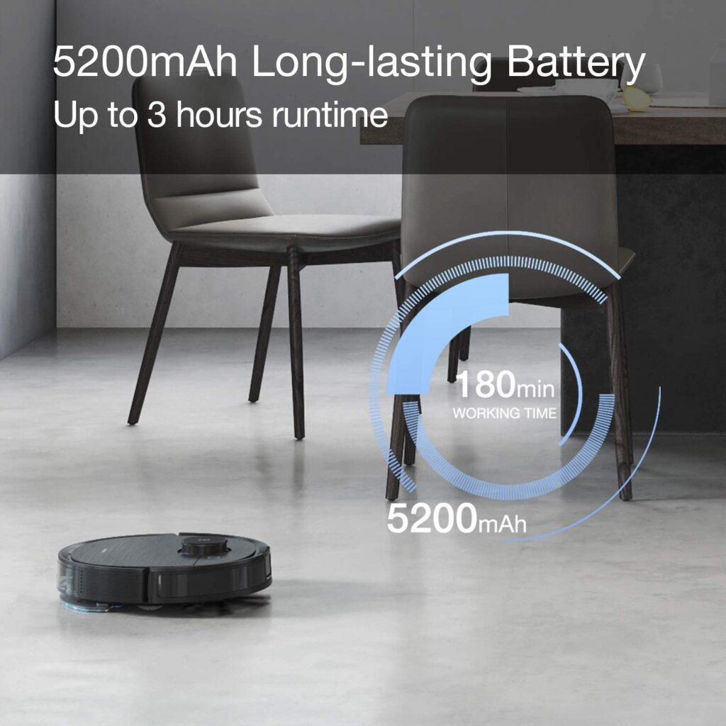 Ecovacs Deebot T8 AIVI long-lasting battery