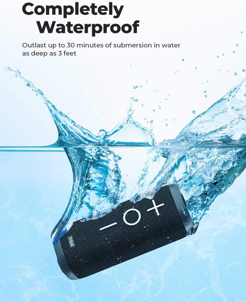 Tribit StormBox Bluetooth Speaker Waterproof 3 feet
