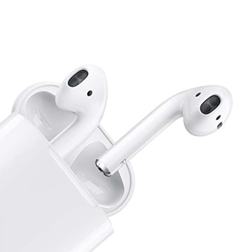 Apple AirPods (2nd Generation) Wireless Ear Buds, Bluetooth Headphones with Lightning Charging Case Included, Over 24 Hours