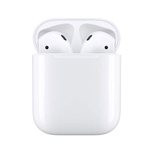 Apple AirPods (2nd Generation) Wireless Ear Buds, Bluetooth Headphones with Lightning Charging Case Included, Over 24 Hours