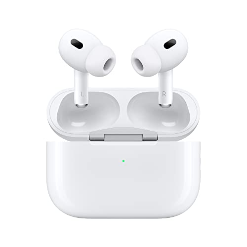 Apple AirPods Pro (2nd Generation) Wireless Ear Buds with USB-C Charging, Up to 2X More Active Noise Cancelling Bluetooth