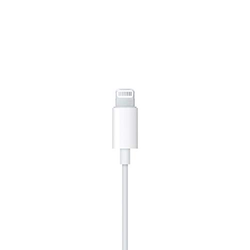 Apple EarPods Headphones with Lightning Connector, Wired Ear Buds for iPhone with Built-in Remote to Control Music, Phone