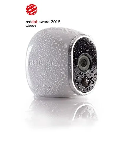 Arlo - Wireless Home Security | Night vision, Indoor/Outdoor, HD Video, Wall Mount | Includes Cloud Storage & Required Base