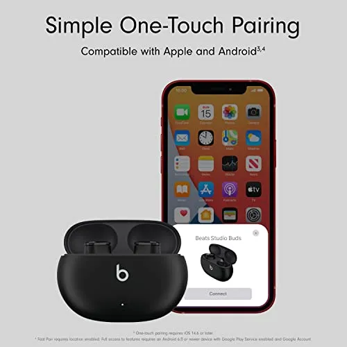Beats Studio Buds - True Wireless Noise Cancelling Earbuds - Compatible with Apple & Android, Built-in Microphone, IPX4
