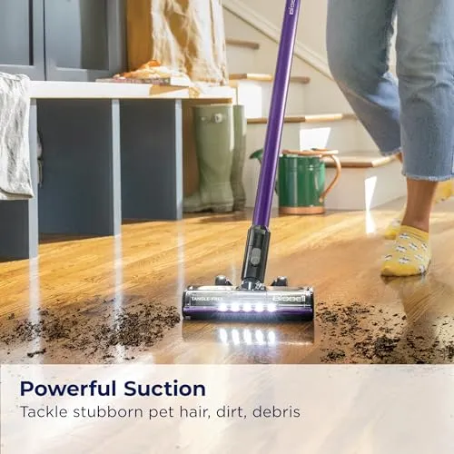 BISSELL CleanView XR Pet 300w Lightweight Cordless Vacuum w/ Removable Battery, 40-min runtime, Deep-Cleaning Furbrush &