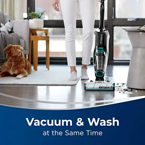 BISSELL CrossWave Cordless Max All in One Wet-Dry Vacuum Cleaner and Mop for Hard Floors and Area Rugs, Black, 2554A vacuum