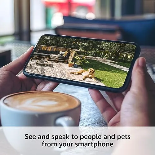 Blink All-new Blink Outdoor 4 (4th Gen) – Wire-free smart security camera, two-year battery life, two-way audio, HD live