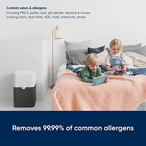 BLUEAIR Air Purifier Large Room, Air Cleaner for Dust Pet Dander Smoke Mold Pollen Bacteria Allergen, Odor Removal, for Home