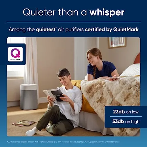 BLUEAIR Air Purifiers for Large Home Room, HEPASilent Smart Air Cleaner for Bedroom, Pets Allergies, Virus Air Purifier for