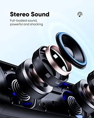 BolaButty Bluetooth Speaker with HD Sound, Portable Wireless, IPX5 Waterproof, Up to 24H Playtime, TWS Pairing, BT5.3, for