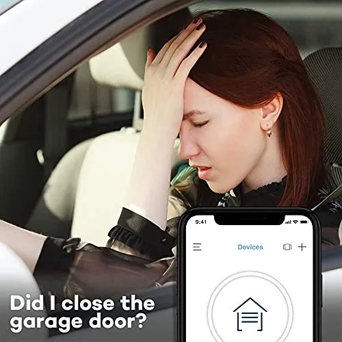 CHAMBERLAIN Smart Garage Control - Wireless Garage Hub and Sensor with Wifi & Bluetooth - Smartphone Controlled,