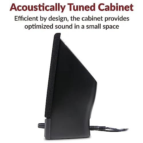 Cyber Acoustics CA-2014 Computer Speakers, Full Stereo Sound, Convenient Controls, Easy Setup computer speaker - alternate