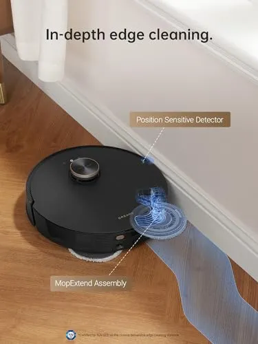 dreame L20 Ultra Robot Vacuum and Mop with Mop-Extend, Auto Mop Removal & Raising, Washing and Drying, 7000Pa Suction,
