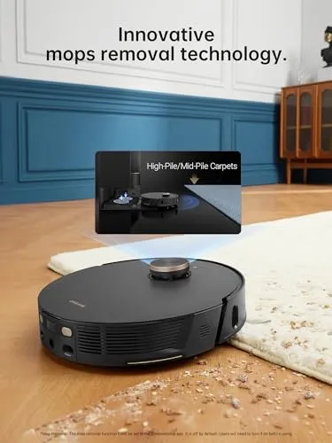 dreame L20 Ultra Robot Vacuum and Mop with Mop-Extend, Auto Mop Removal & Raising, Washing and Drying, 7000Pa Suction,