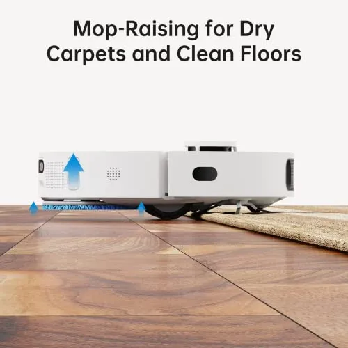 Dreametech L10s Ultra Robot Vacuum and Mop Combo, Auto Mop Cleaning and Drying, Self-Refilling and Self-Emptying Base for 60