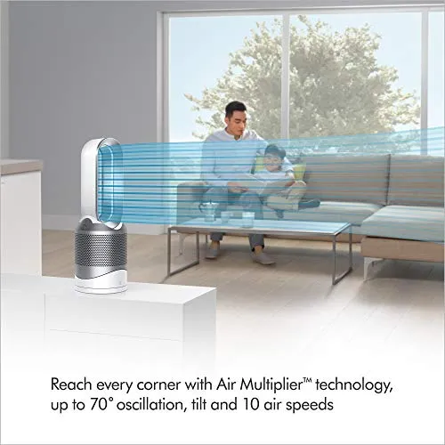 Dyson Pure Hot+Cool Link™ Purifier Heater Fan HP02 air purifier - detail shot
