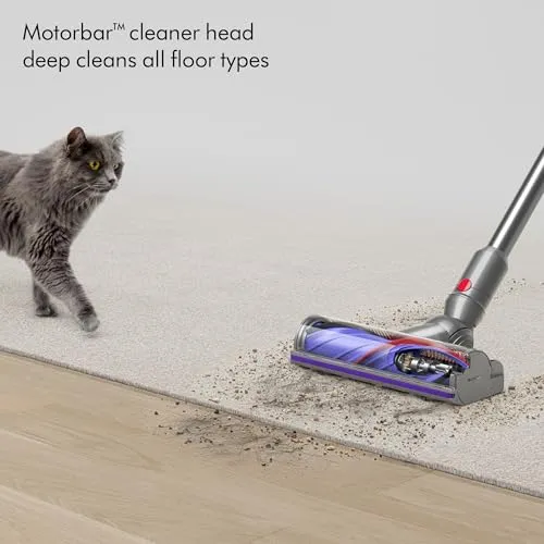 Dyson V12 Detect Slim Cordless Vacuum Cleaner,Yellow/Iron vacuum cleaner - detail shot