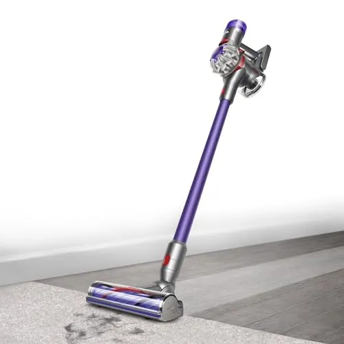 Dyson V8 Animal Extra cordless vacuum cleaner, Silver/Purple vacuum cleaner - close-up