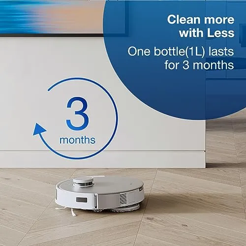 ECOVACS Multi-Surface Floor Cleaning Solution, Compatible with DEEBOT X2 OMNI/T20 OMNI / X1 OMNI / X1 TURBO / T10 OMNI, 1L