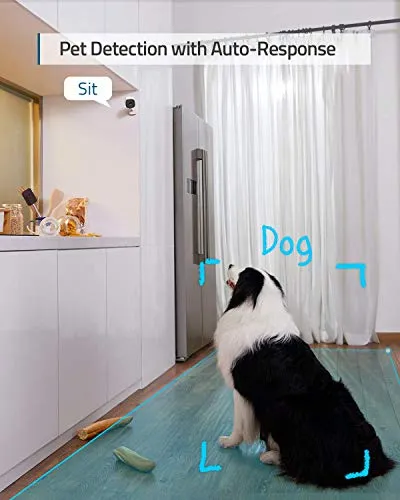 eufy Security Indoor Cam C120, Plug-in Security Camera 3 MP - 2K with Wi-Fi, IP Camera, Voice Assistant Compatibility, Night