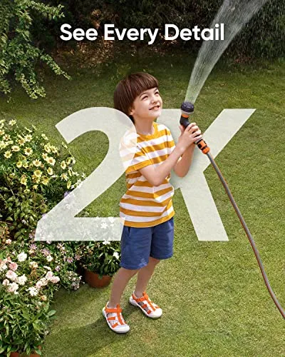 eufy Security SoloCam S220, Solar Security Camera, Wireless Outdoor Camera, Continuous Power, 2K Resolution, Wireless, 2.4