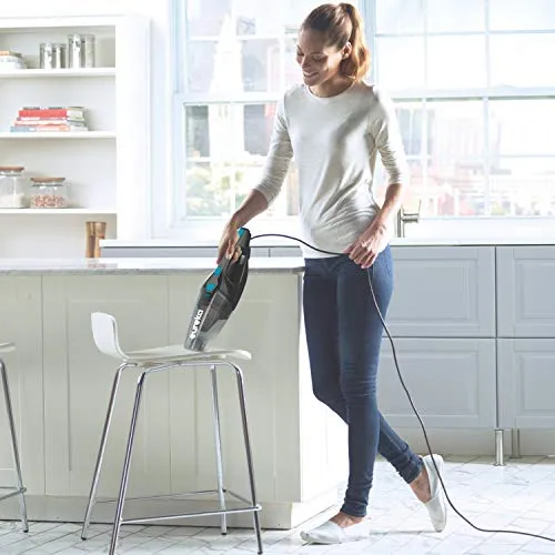 Eureka Home Lightweight Stick Vacuum Cleaner, Powerful Suction Corded Multi-Surfaces, 3-in-1 Handheld Vac, Blaze Blue vacuum