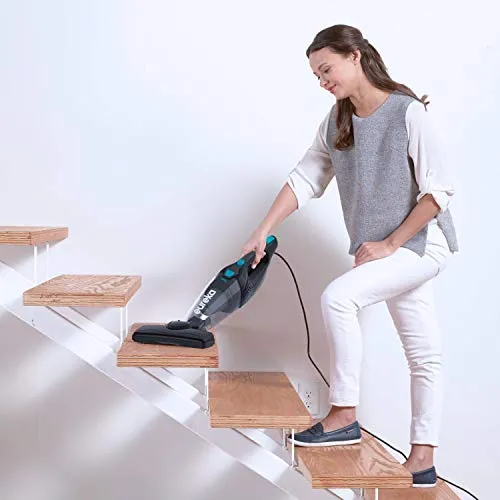 Eureka Home Lightweight Stick Vacuum Cleaner, Powerful Suction Corded Multi-Surfaces, 3-in-1 Handheld Vac, Blaze Blue vacuum