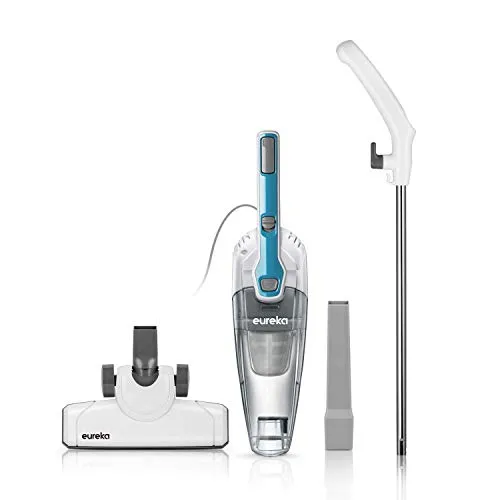 EUREKA NES100 Powerful Suction Convenient Handheld Vac with Filter for Hard Floor, 3-in-1 Vacuum, Aqua Blue vacuum cleaner -