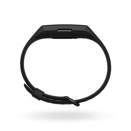 Fitbit Charge 4 Fitness and Activity Tracker with Built-in GPS, Heart Rate, Sleep & Swim Tracking, Black/Black, One Size (S