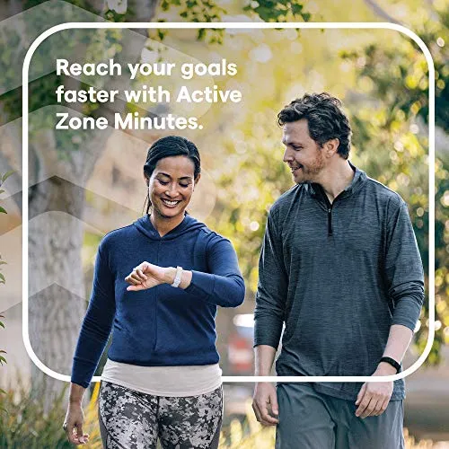 Fitbit Inspire 2 Health & Fitness Tracker with a Free 1-Year Fitbit Premium Trial, 24/7 Heart Rate, Black/Black, One Size (S