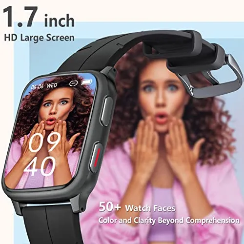 FITVII Fitness Tracker, Smart Watch with 24/7 Blood Pressure Heart Rate and Blood Oxygen Monitor, Sleep Tracker with Calorie