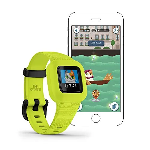 Garmin vivofit jr. 3, Fitness Tracker for Kids, Includes Interactive App Experience, Swim-Friendly, Up To 1-year Battery