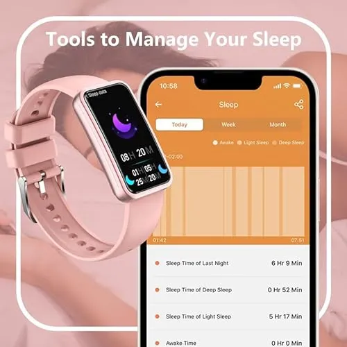 GLSY Activity Fitness Tracker with 24/7 Heart Rate Monitor and Blood Pressure Monitor, Sleep Tracker with Calorie Step