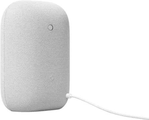 Google Audio Bluetooth Speaker with Keychain LED - Wireless Music Streaming - Chalk Bluetooth speaker - in use
