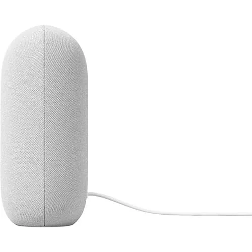 Google Audio Bluetooth Speaker with Keychain LED - Wireless Music Streaming - Chalk Bluetooth speaker - close-up