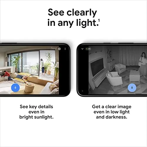 Google indoor Nest Security Cam 1080p (Wired) - 2nd Generation - Snow security camera - detail shot