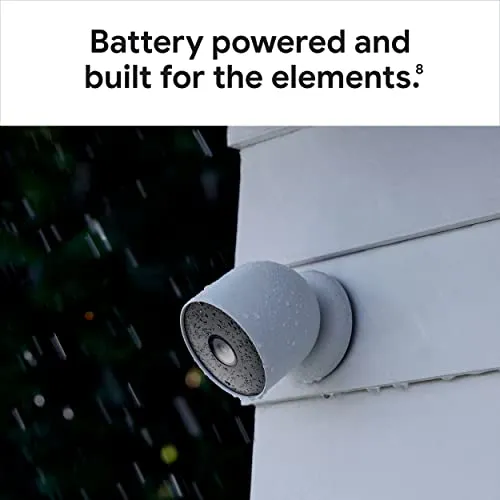 Google Nest Cam Outdoor or Indoor, Battery - 2nd Generation - 1 Pack security camera - close-up