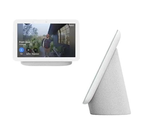 Google Nest Hub 7” Smart Display with Google Assistant (2nd Gen) - Chalk Bluetooth speaker - additional photo 6