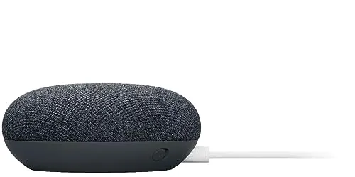 Google Nest Mini 2nd Generation Smart Speaker with Google Assistant - Charcoal Bluetooth speaker - in use