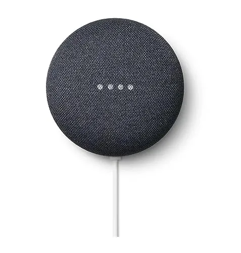 Google Nest Mini 2nd Generation Smart Speaker with Google Assistant - Charcoal Bluetooth speaker - alternate view