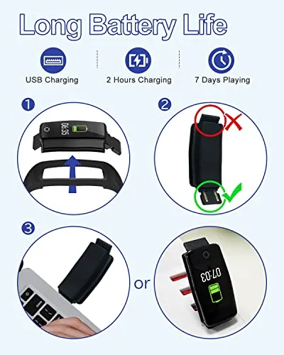 GRV Fitness Tracker Non Bluetooth Fitness Watch No App No Phone Required Waterproof Pedometer Watch with Steps Calories