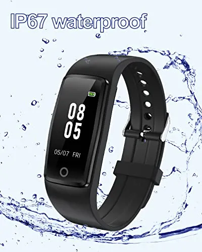 GRV Fitness Tracker Non Bluetooth Fitness Watch No App No Phone Required Waterproof Pedometer Watch with Steps Calories