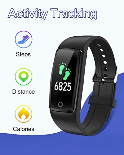 GRV Fitness Tracker Non Bluetooth Fitness Watch No App No Phone Required Waterproof Pedometer Watch with Steps Calories