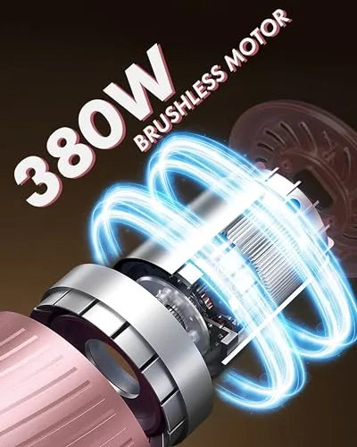 Homeika Cordless Vacuum Cleaner, 28Kpa Powerful Suction, 380W Strong Brushless Motor with 8 in 1 Lightweight Stick Vacuum