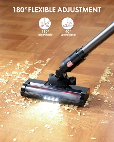 Homeika Cordless Vacuum Cleaner, 28Kpa Powerful Suction, 380W Strong Brushless Motor with 8 in 1 Lightweight Stick Vacuum