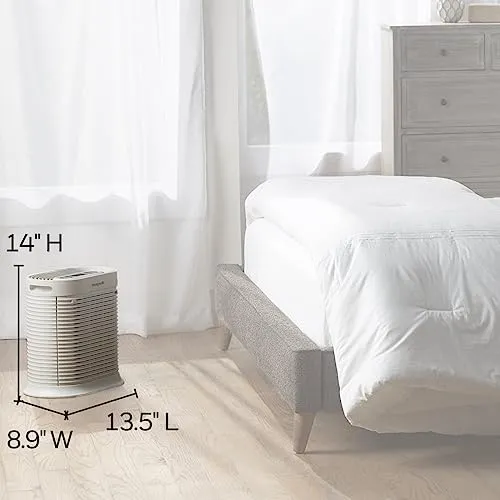 Honeywell HPA104 HEPA Air Purifier for Medium Rooms - Microscopic Airborne Allergen+ Reducer, Cleans Up To 750 Sq Ft in 1