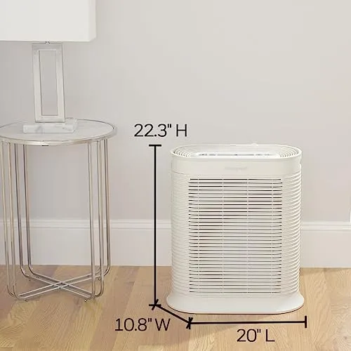 Honeywell HPA304 HEPA Air Purifier for Extra Large Rooms - Microscopic Airborne Allergen+ Dust Reducer, Cleans Up To 2250 Sq