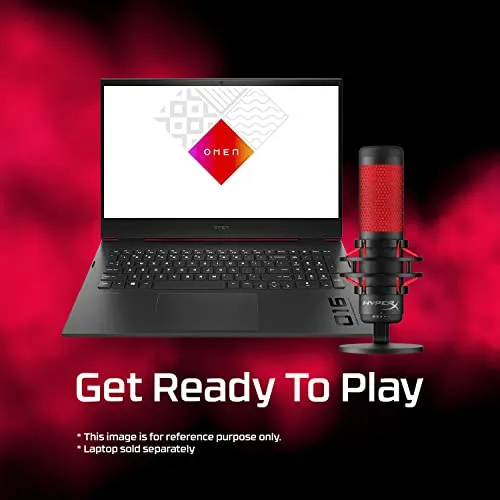 HyperX QuadCast - USB Condenser Gaming Microphone, for PC, PS4, PS5 and Mac, Anti-Vibration Shock Mount, Four Polar