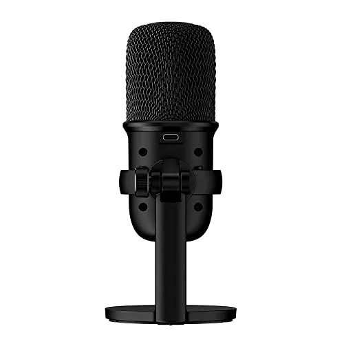 HyperX SoloCast – USB Condenser Gaming Microphone, for PC, PS4, PS5 and Mac, Tap-to-Mute Sensor, Cardioid Polar Pattern,